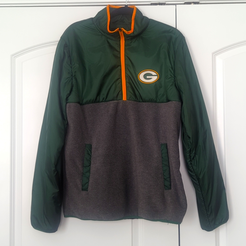 Men's NFL Green Bay Packers Fleece Quarter Zip